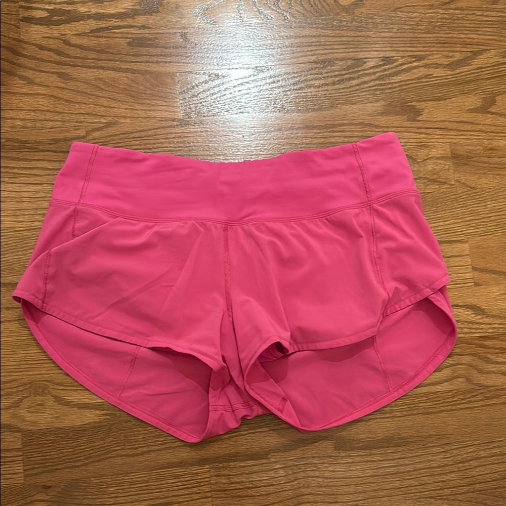 Lululemon Athletica Hot Pink Speed Up Shorts